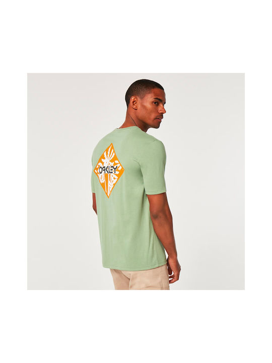 Oakley Ανδρικό T-shirt Κοντομάνικο Πράσινο