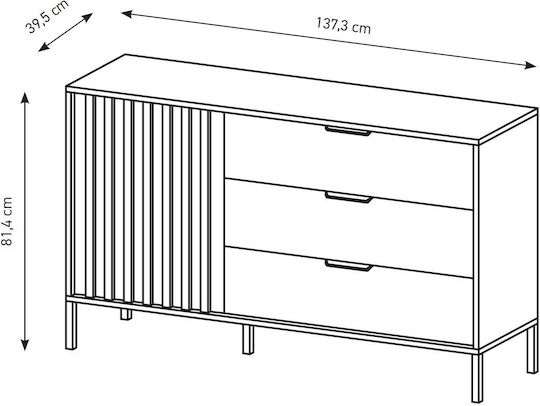 Bedroom Furniture Set Tally 160x200cm 4pcs