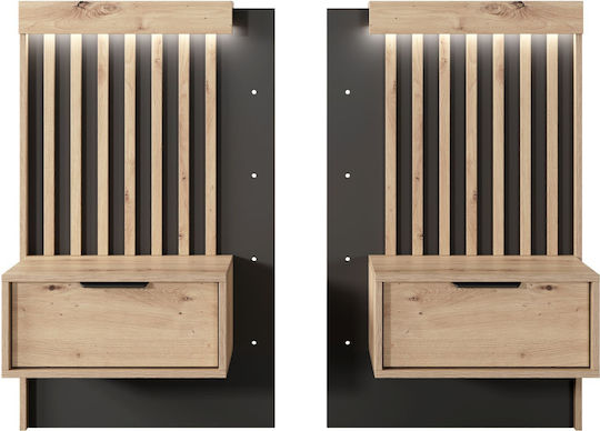 Bedroom Furniture Set Tally 160x200cm 4pcs