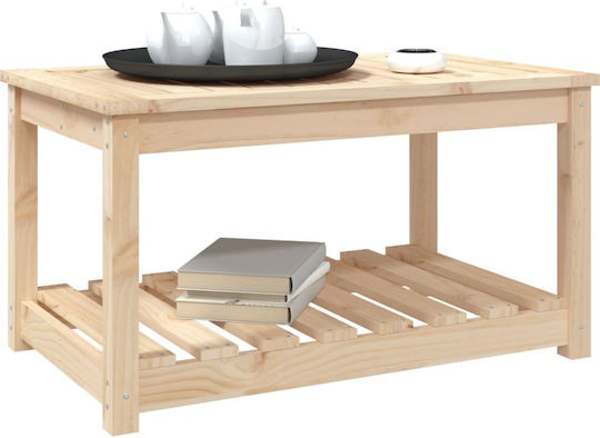 Tisch für kleine Außenbereiche Stabil Brown 82.5x50.5x45cm