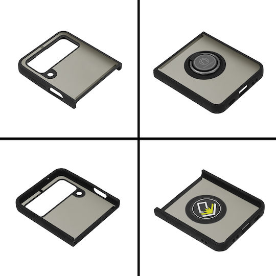 Techsuit Techsuit Glinth Back Cover Πλαστικό / Σιλικόνης 2mm Μαύρο (Galaxy Z Flip3 5G)