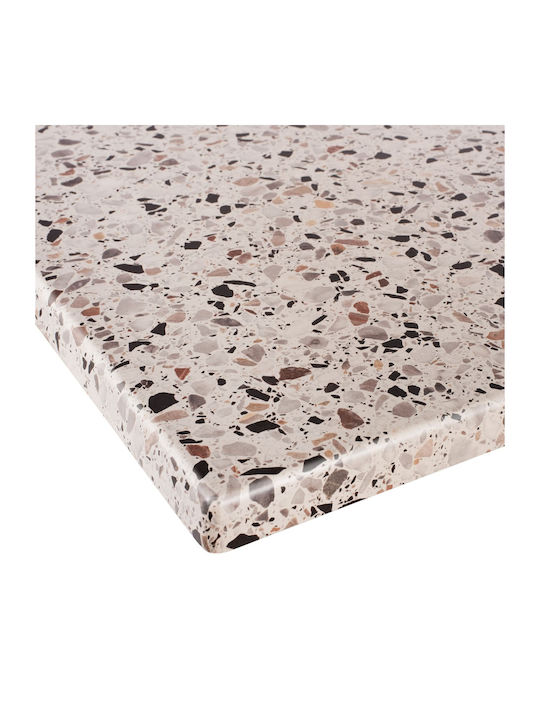 Freebox Square Table Surface Werzalit in Beige Color 80x80cm FB95231.16 1pcs