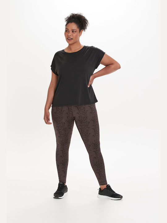 Q Plus Size Leggings Cerine W Printed Tights - Print 2791