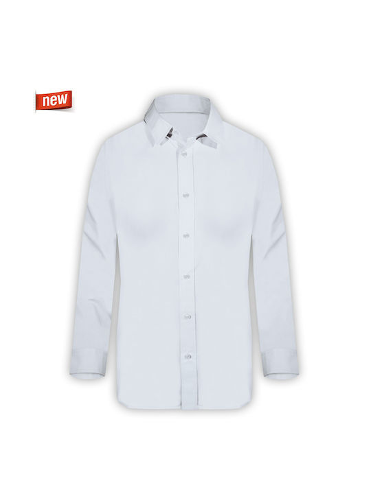 Women's Work Shirt Weiß