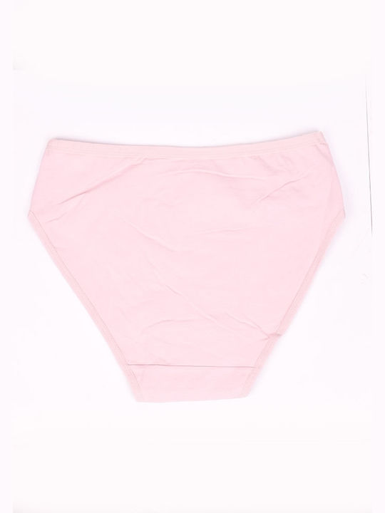 Plus size women's high waist bottoms Pink