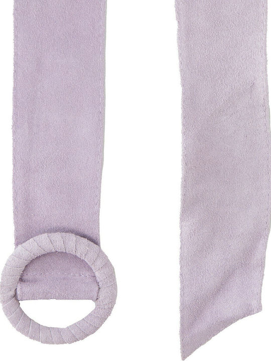 Leder Damen Gürtel Lila