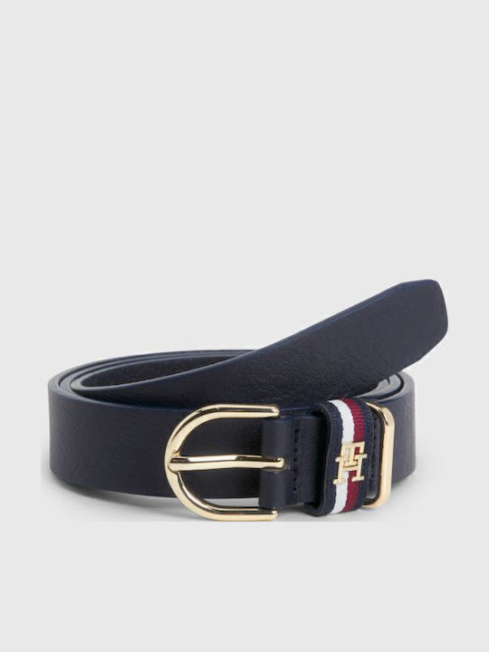 Timeless Corp 2.5 Leather Women's Belt Blue