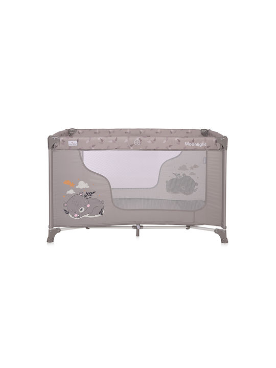 Lorelli Moonlight Playpen with Mattress Beige 126x65cm