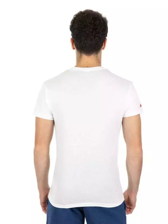 Babolat Exercise Message Tee 4MS22445-1056 Ανδρική Μπλούζα Λευκή
