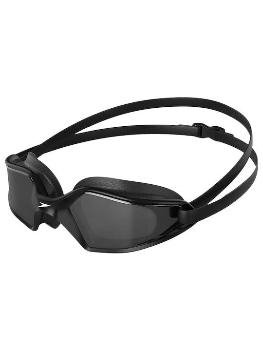 Speedo Hydropulse Swimming Goggles Adults with Anti-fog Lenses Black