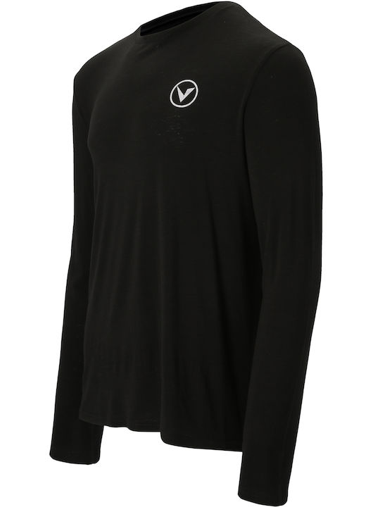 Virtus Blouse Joker M L/S Tee - 1001S Black