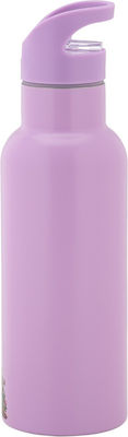 Maxwell & Williams Lion Kids Water Bottle Thermos Stainless Steel Purple 500ml