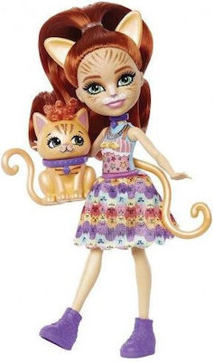 Mattel Jucărie Miniatură City Tails Tarla Tabby Cuddler Enchantimals