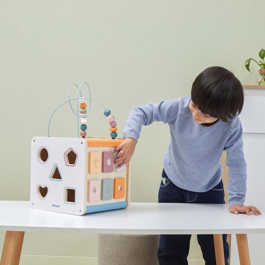 Viga Toys Activity Cube Activity Cube made of Wood for 12++ Months