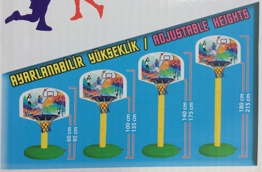 Pilsan Kinder-Basketballkörbe Im Freien mit Ständer und Ball Pilsan