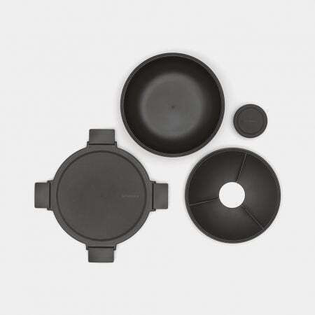 Brabantia Brabantia Kunststoff Mittagsbox Mit Fächern Grau 1.3lt