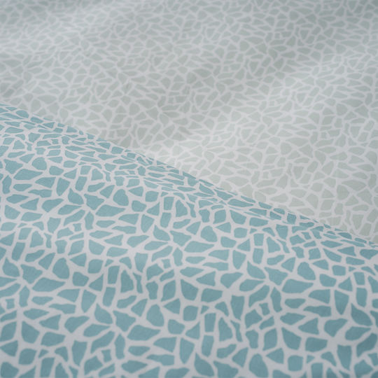 Charalambidis Textiles Плик за Завивка Единичен 160x240 Мозайка Тюркоазен