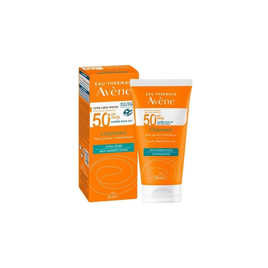Eau Thermale Avène Cleanance Triasorb Αντηλιακή Κρέμα Προσώπου SPF50 50ml