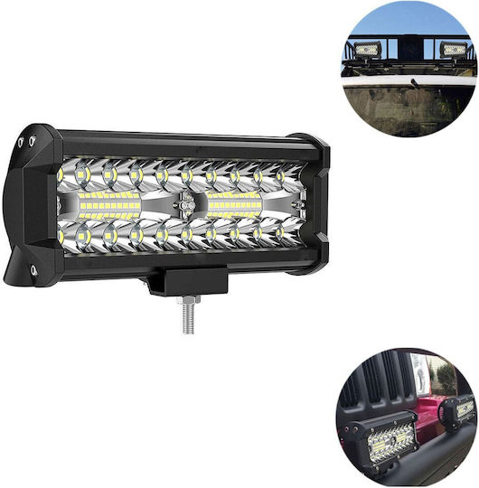 Factory Waterproof Headlights Car in Bar Shape LED 12V 120W 16.5cm with White Lighting 1pcs