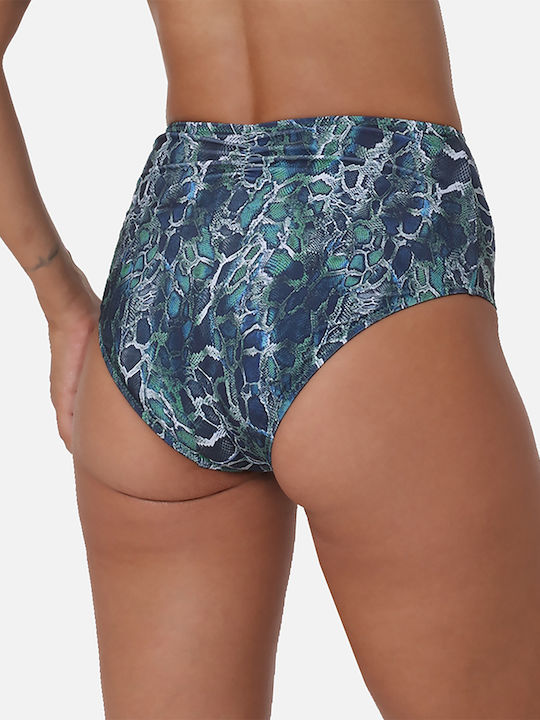 Apple Boxer Bikini Alunecare Talie înaltă Verde