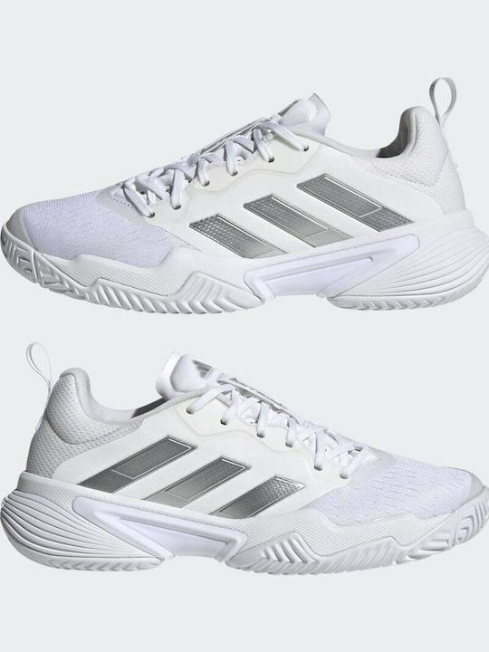 adidas Barricade Γυναικεία Παπούτσια Τένις για Σκληρά Γήπεδα Λευκά