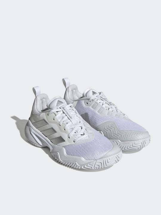 adidas Barricade Γυναικεία Παπούτσια Τένις για Σκληρά Γήπεδα Λευκά