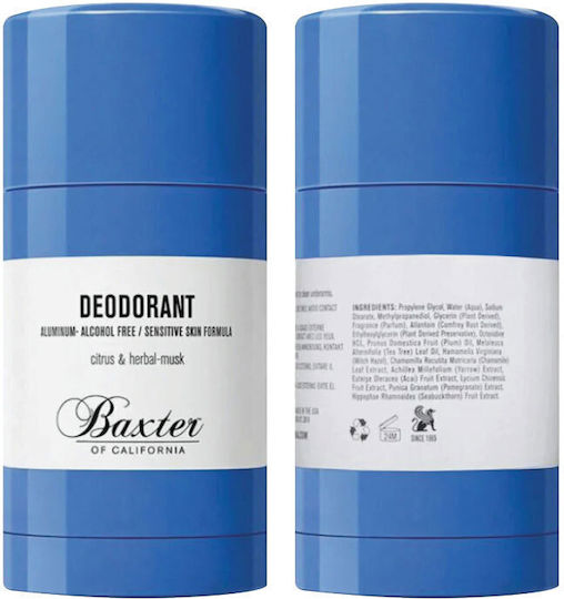 Baxter Of California Baxter California Citrus & Herbal Musk Deodorant Αποσμητικό σε Stick 34gr