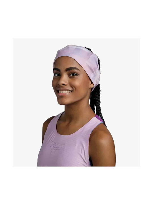 Buff CoolNet UV Wide Спортна лента за глава Лилав