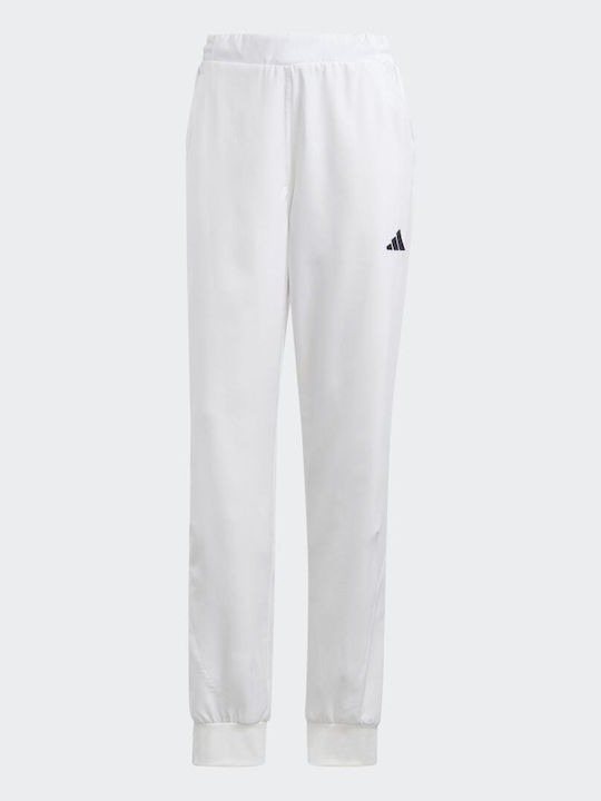 Tennis Pro Jogginghose Jogger Weiß