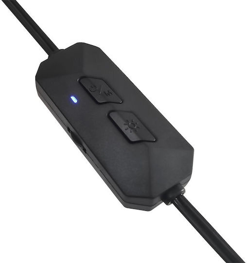 Xtrike Me SK-503 Компютърни тонколони 2.0 с RGB осветление и Bluetooth Мощност 6W в Черен цвят