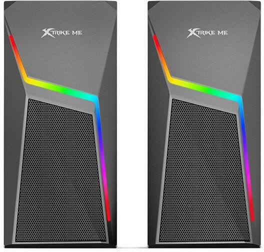 Xtrike Me SK-503 Компютърни тонколони 2.0 с RGB осветление и Bluetooth Мощност 6W в Черен цвят