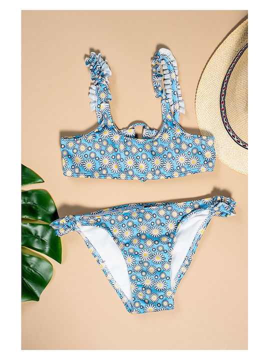 Superior Kids Kinder Badeanzug Bikini Hellblau