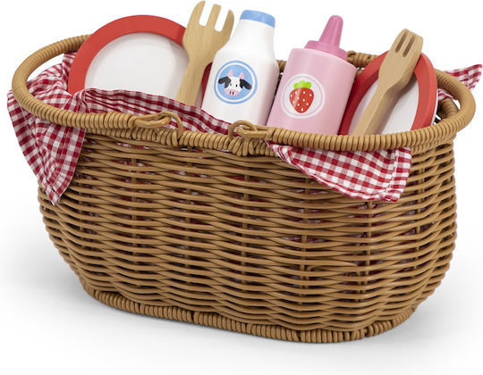 Viga Toys Holz Picknickkorb Für 1+ Jahre 30 Stück