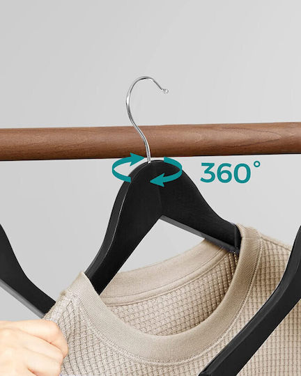 Songmics Clothes Hanger Black CRW02B-20 20pcs