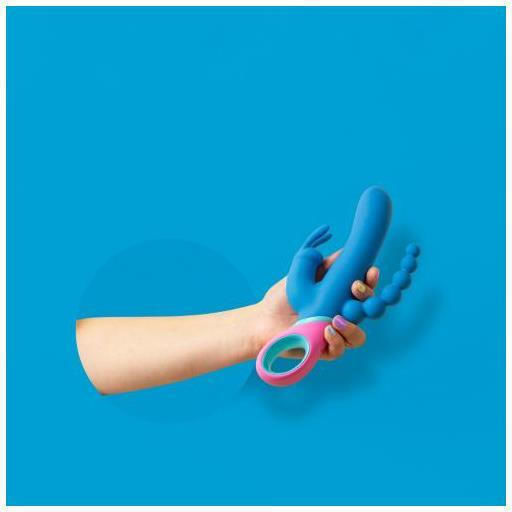 BigBuy PMV20 Vice Διπλός Δονητής 23cm Blue