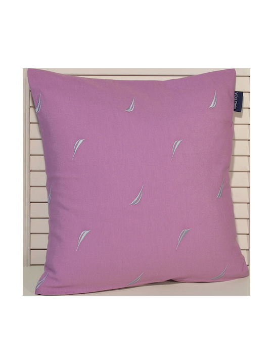 Nautica Decorative Pillow Case 224 223 Lilac / Grey 40x40cm