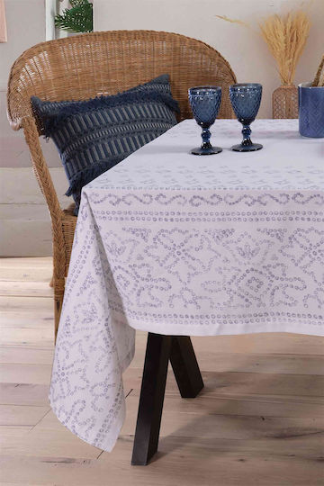 Nef-Nef Homeware Τραπεζομάντηλο Mysterious Blue 140x180εκ.