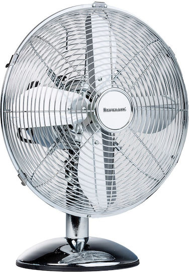Ravanson Tischventilator 35W Lüfterdurchmesser 33,5cm Silber