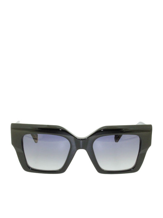 Gigi Barcelona Kendall Women's Sunglasses with Black Plastic Frame and Black Gradient Lens 6737/1