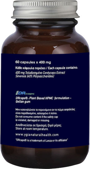 Ygia Cordyceps Sinensis 400mg 60 φυτικές κάψουλες
