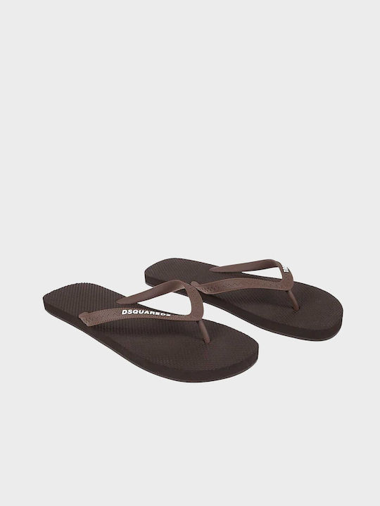 Dsquared2 Flip Flops Brown