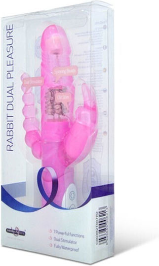 Seven Creations Premium Range Doppelter Vibrator 22cm Pink
