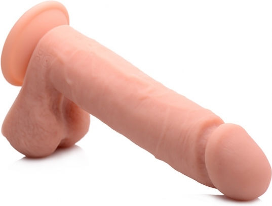 Curve Toys Realistic Vibrator with Remote Control 23cm Flesh