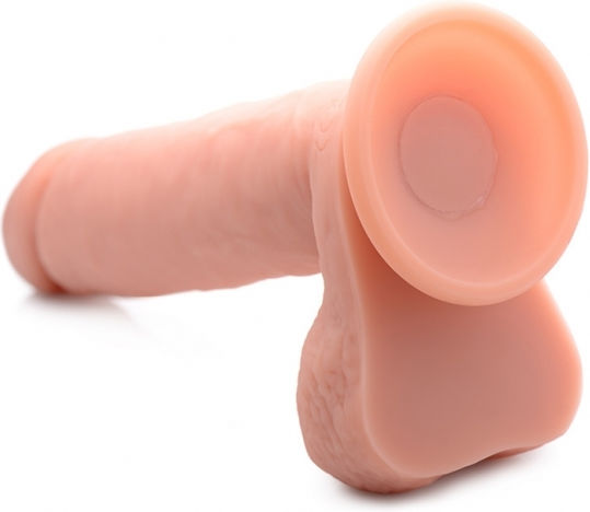 Curve Toys Realistic Vibrator with Remote Control 23cm Flesh