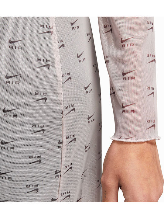 Air Summer Midi Dress Gray
