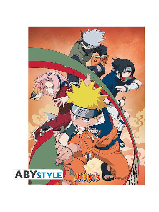 Abysse Poster Naruto Vs Sasuke 38x52cm