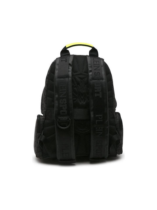 Plein Sport Denver Männlich Stoff Rucksack Schwarz