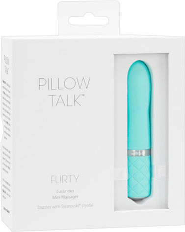 BMS Factory Pillow Talk Flirty Mini Δονητής 11cm Teal