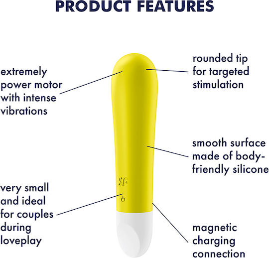 Satisfyer Ultra Power Bullet 1 Vibrator Geschoss 10.7cm Gelb