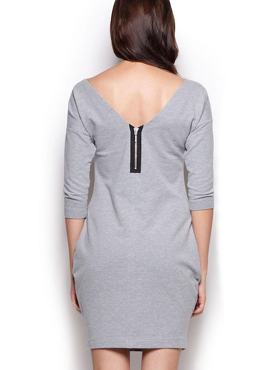 Figl 312 Mini Dress Gray